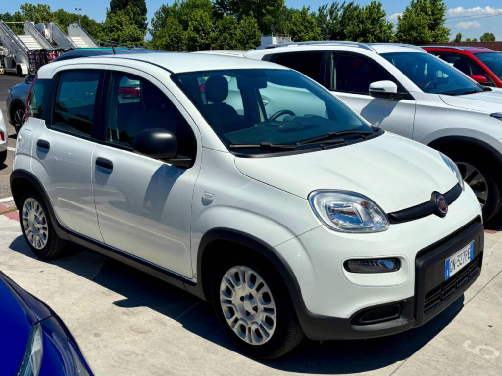 Closeup look of the Opel Corsa car