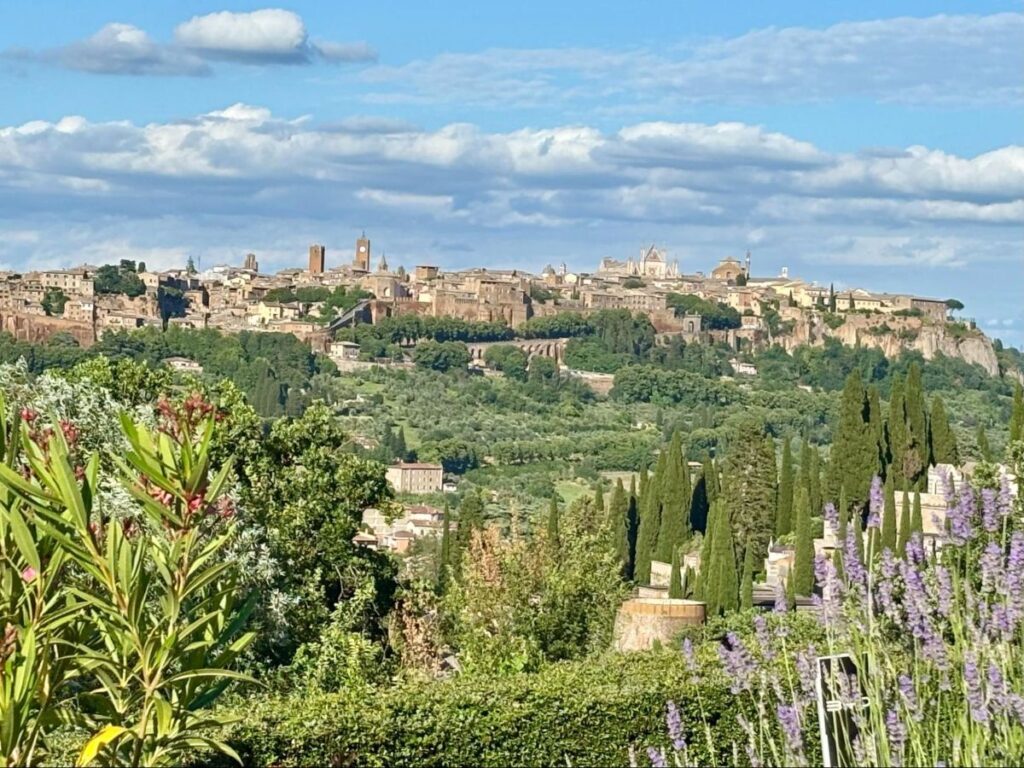 View of Orvieto on the hill