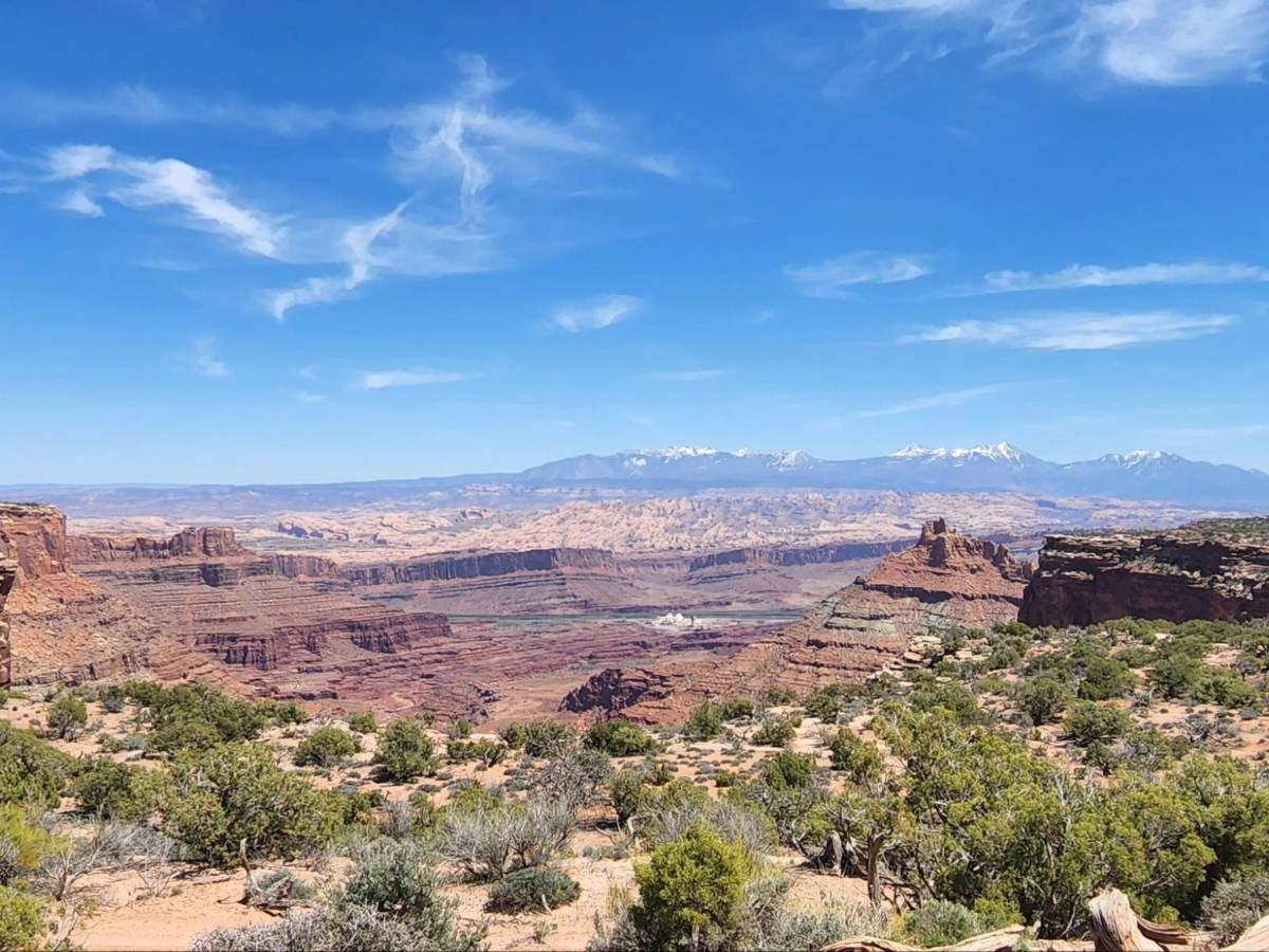 Scenic overlooking view of the Dead Horse Point State Park