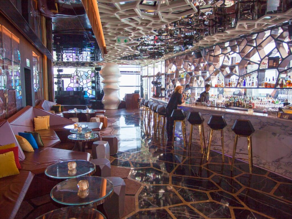 Interior of Ozone Bar