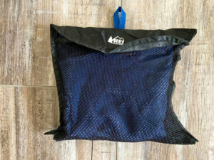 REI Co-Op multi towel lite on a case