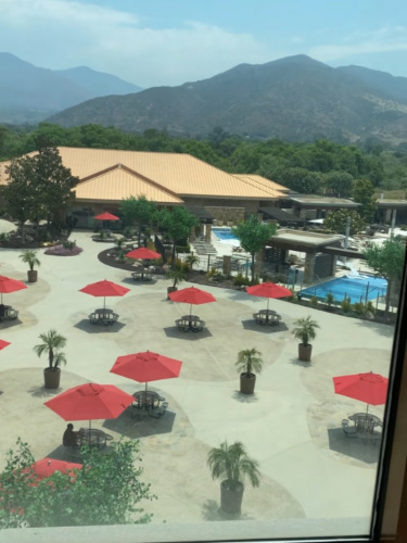 Overlooking view of the Pala Casino Resort