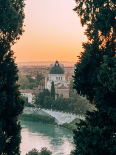 The Parrocchia di San Giorgio from afar