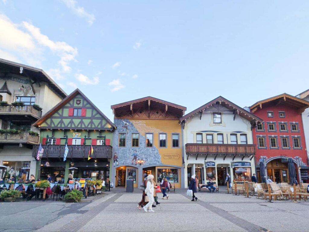 View of infrastructures in Leavenworth