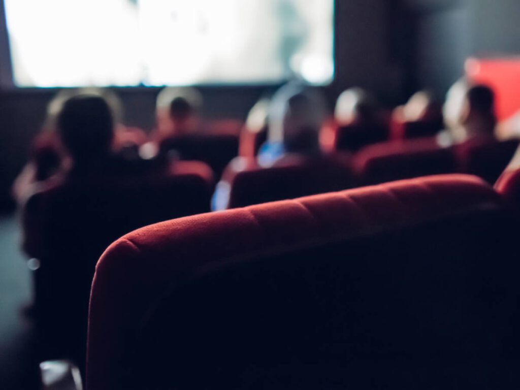 People inside a cinema during the Over-the-Rhine International Film Festival