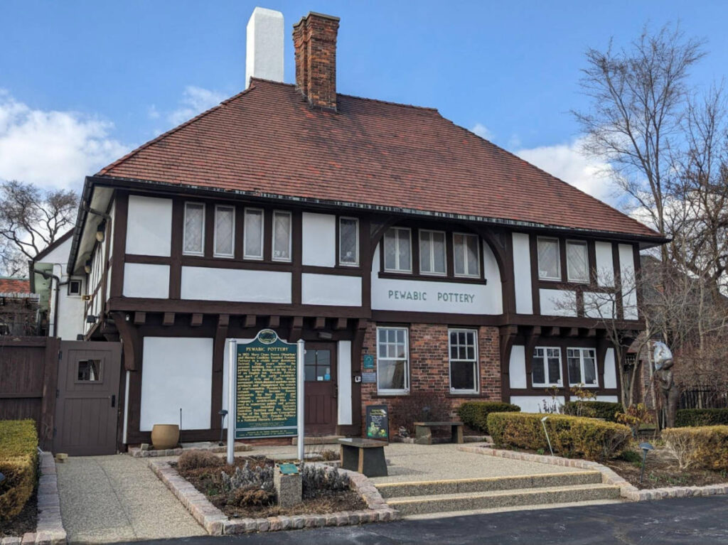 The exterior of the Pewabic Pottery