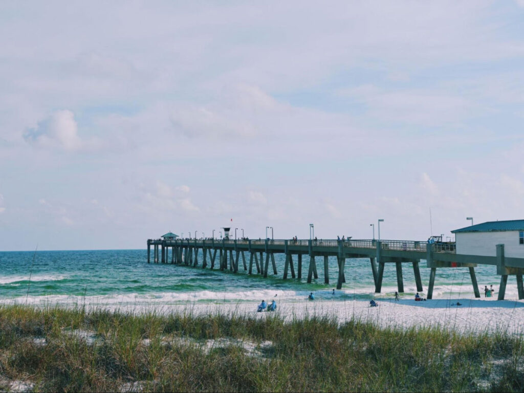 View of The Island Pier in Okaloosa Island