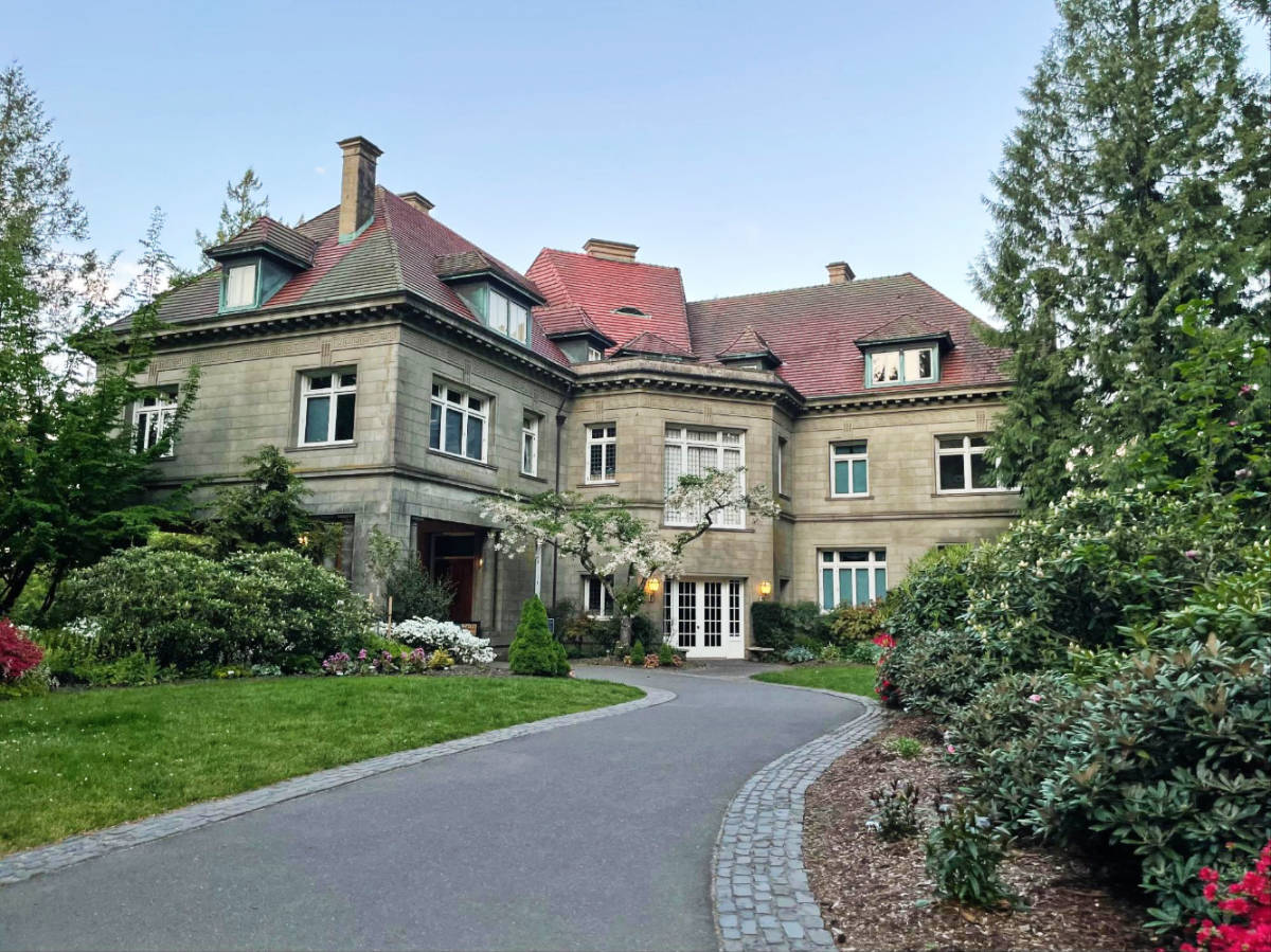 The Pittock Mansion from the outside