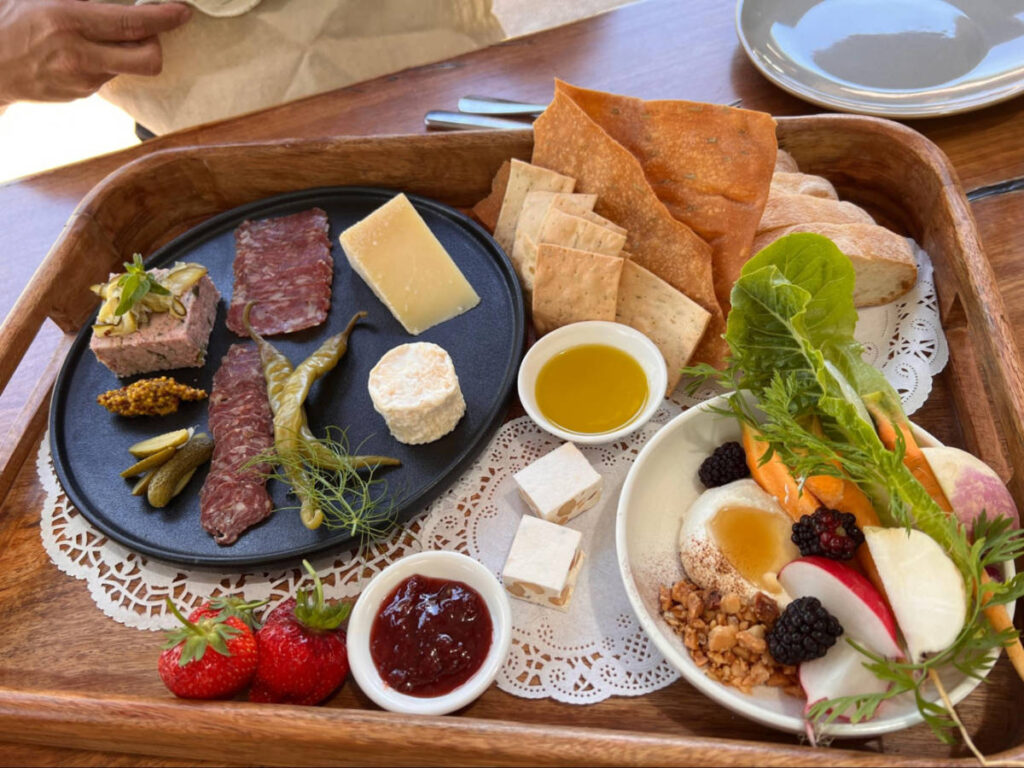 The charcuterie platter in Glenarty Road