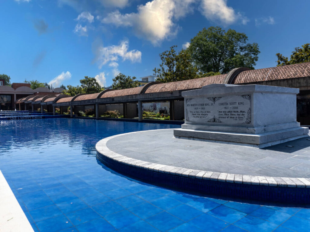 Clear water on a pool in Martin Luther King Jr. National Historical Park