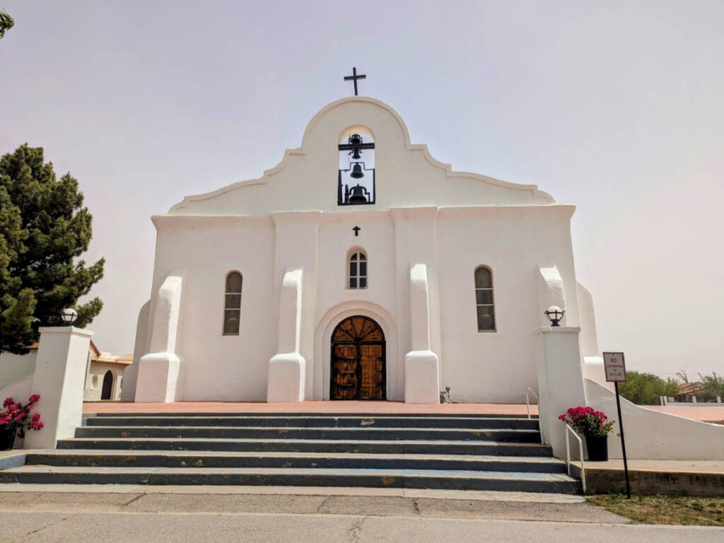 Facade of Presidio Chapel of San Elizario
