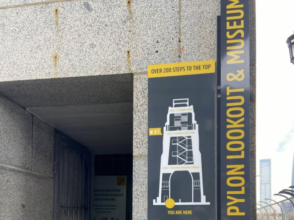 Entrance view of the Pylon Lookout & Museum