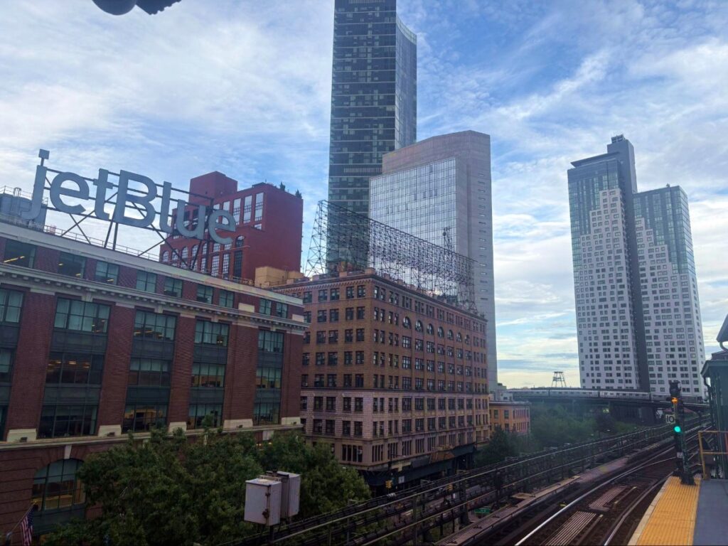 View of the Queensborough Plaza Subway Station