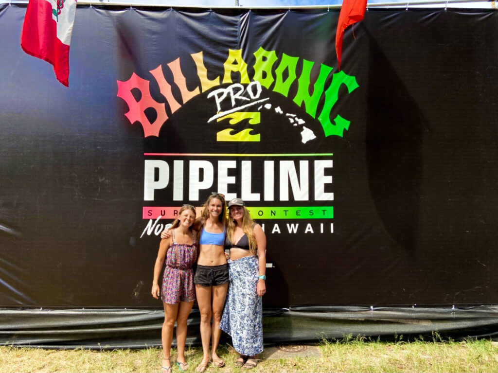 The author Rebecca Parsons and the pros at the Pipeline Pro