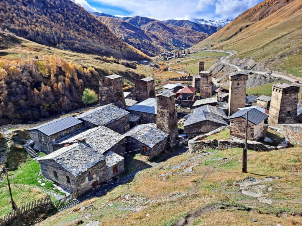 Old Houses at the remote village of Ushguli