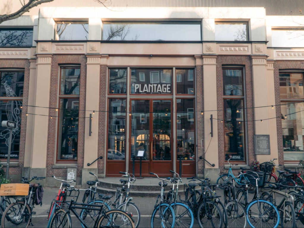 View of the main entrance of Restaurant de Plantage