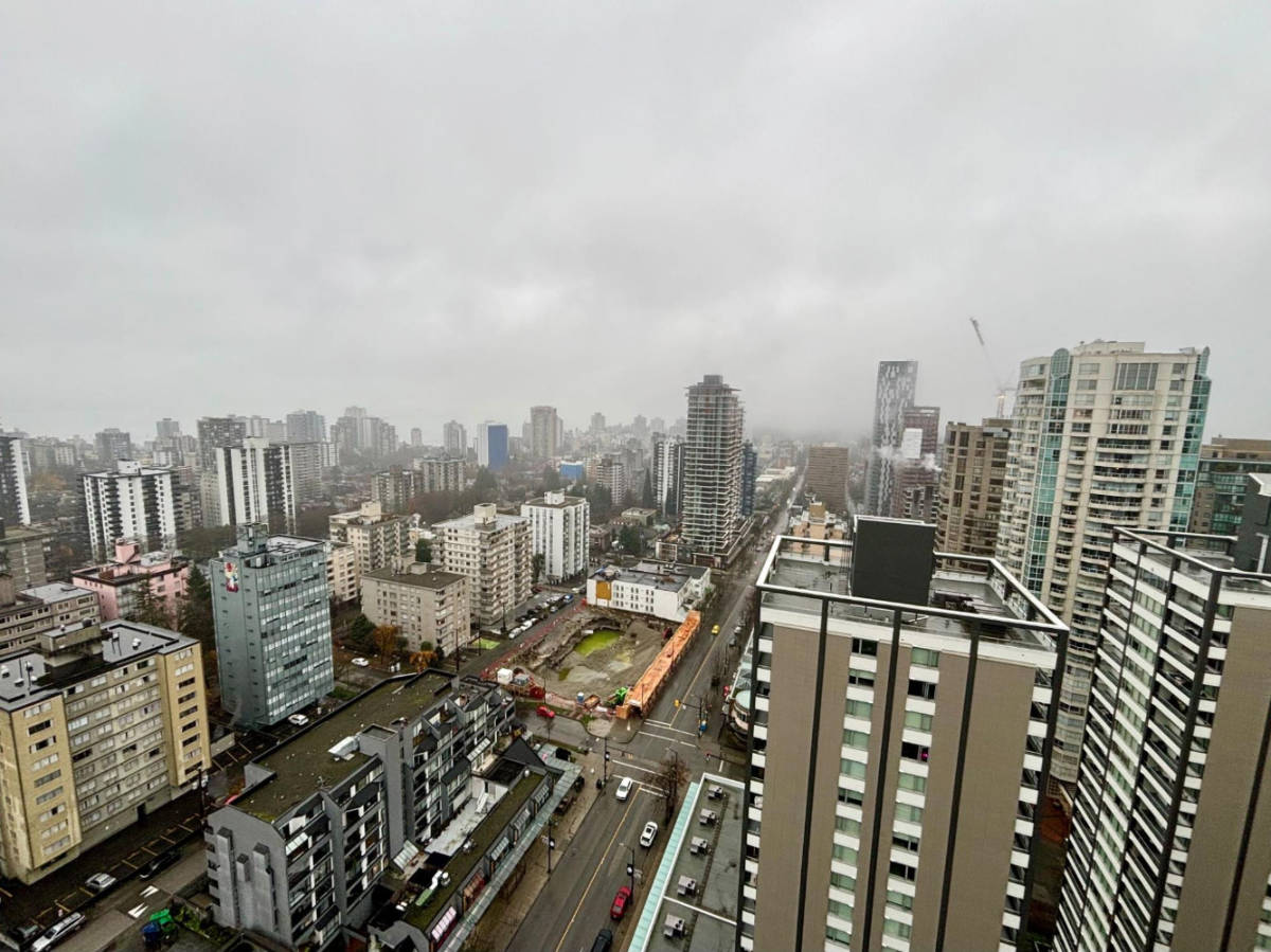 View of the Robston Street from a room at the Blue Horizon Hotel