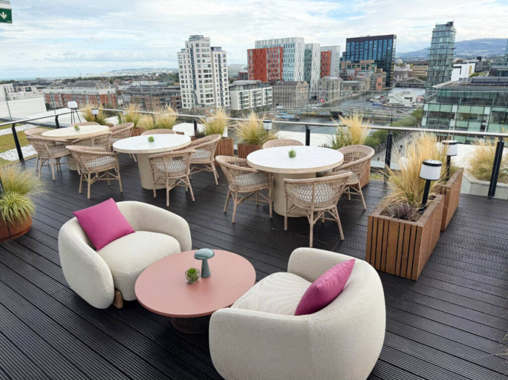 View at the rooftop bar of Anantara-The Marker