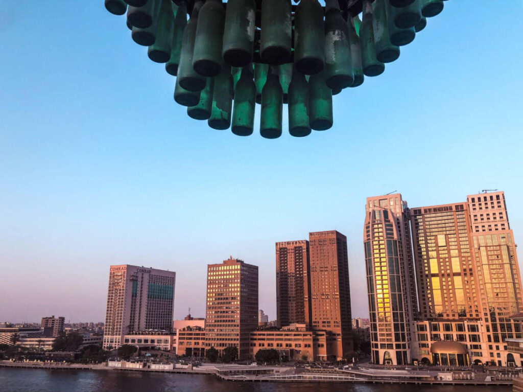 View of buildings at the Rooftop Zamalek