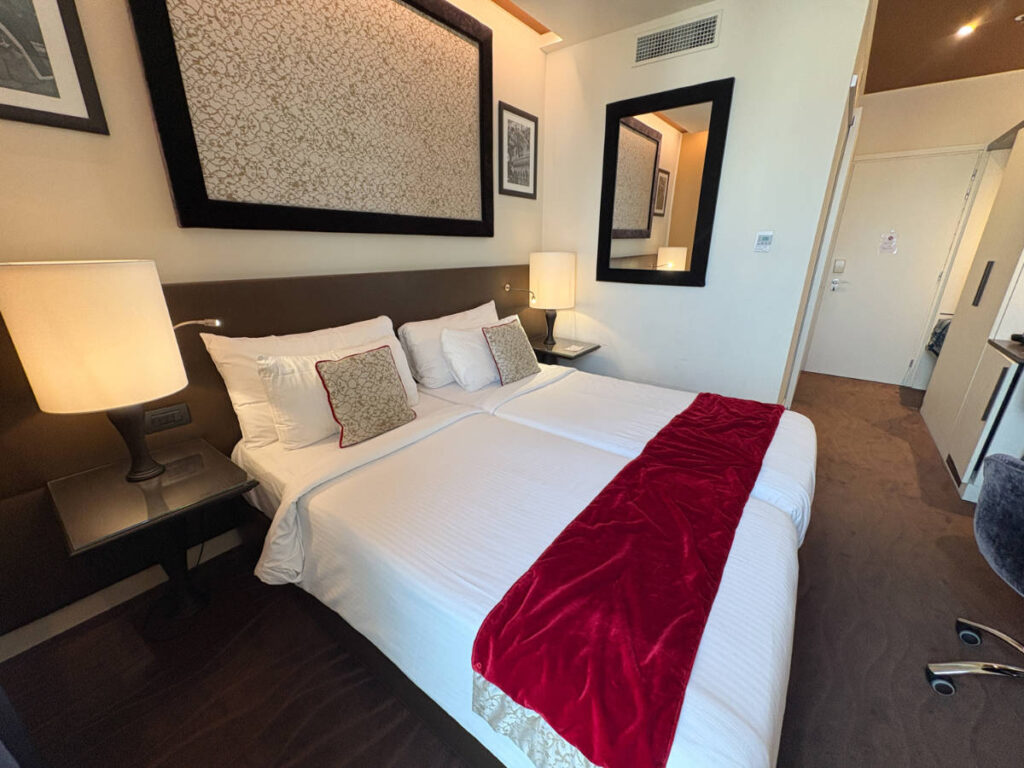 View from the inside of a room in Leonardo Royal Hotel
