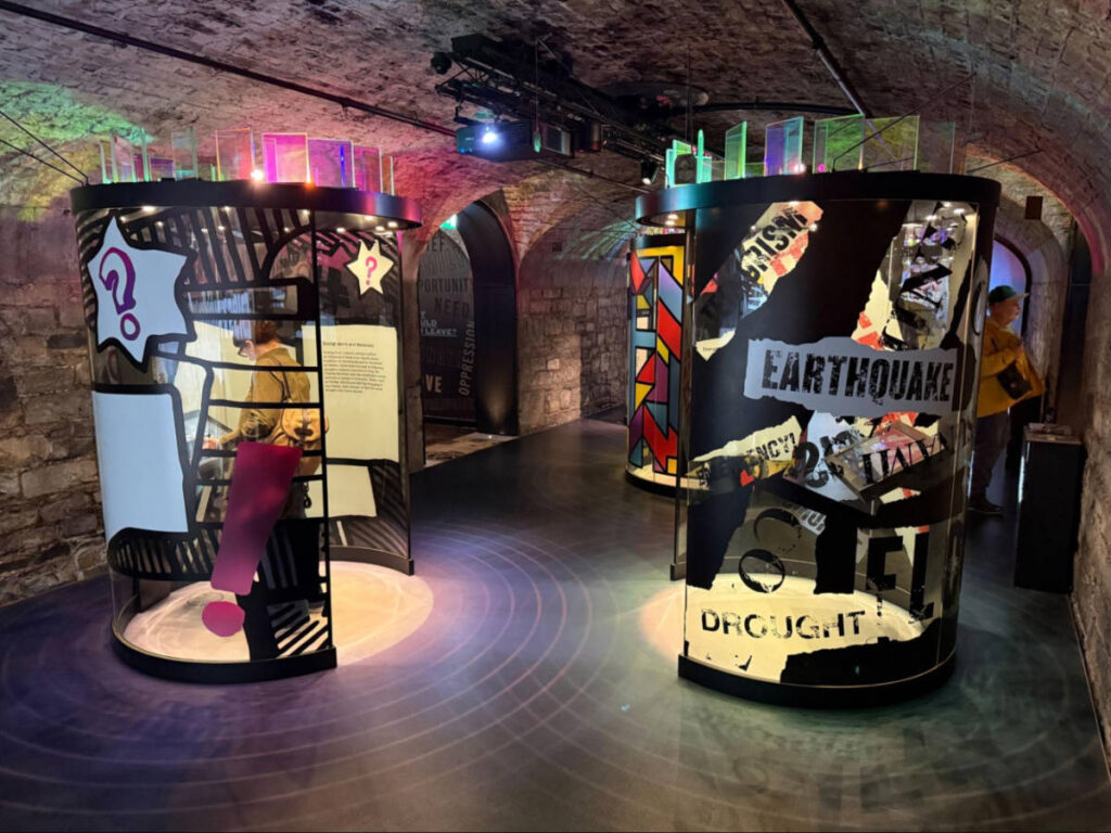 View of an exhibit at EPIC