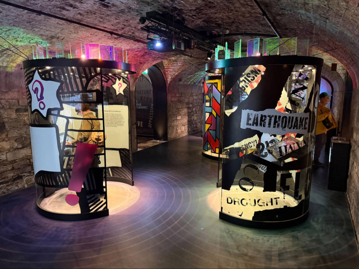 View of an exhibit at EPIC