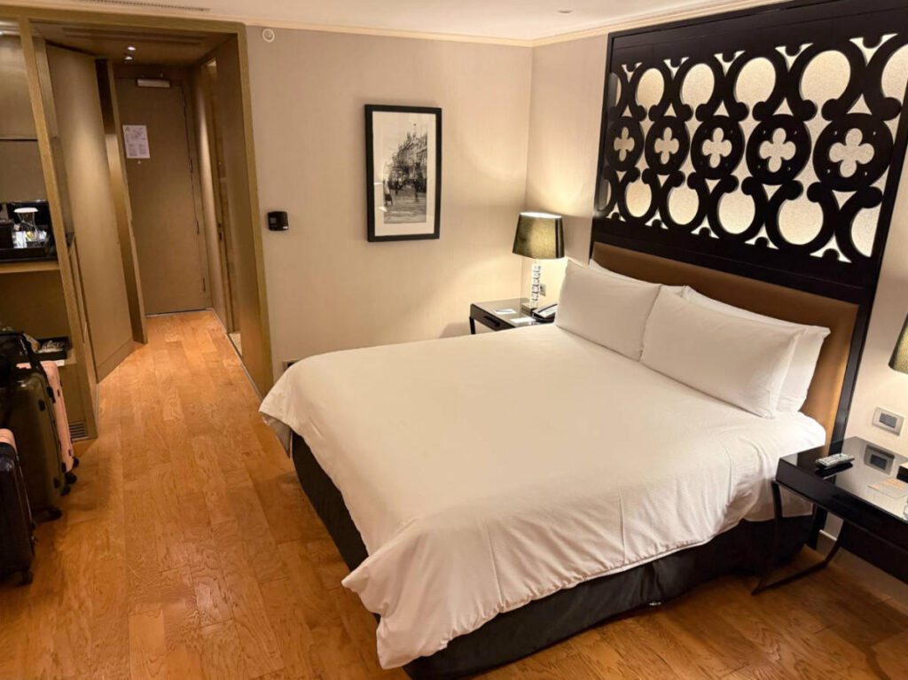 View from the inside of the King Deluxe Room at Hilton Lima Miraflores