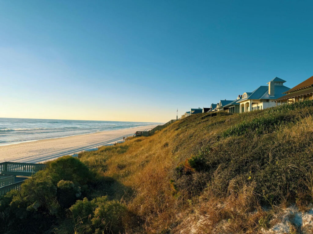 View of Rosemary Beach on 30A