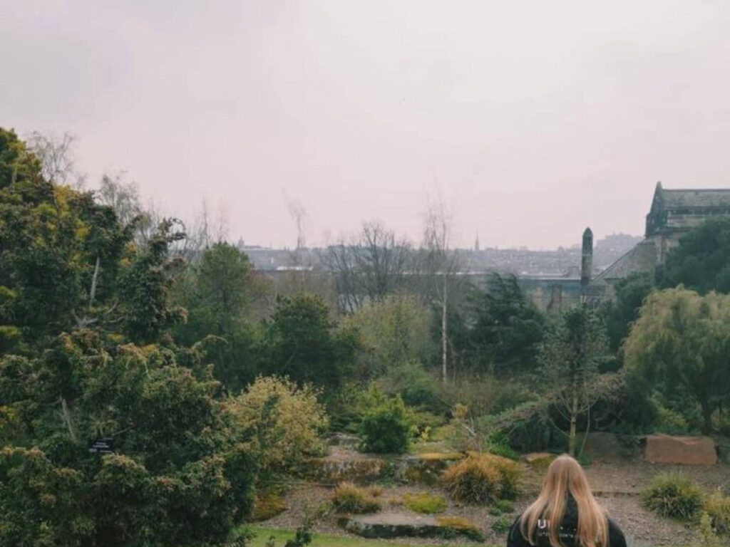 The greenery around the Royal Botanic Garden Edinburgh