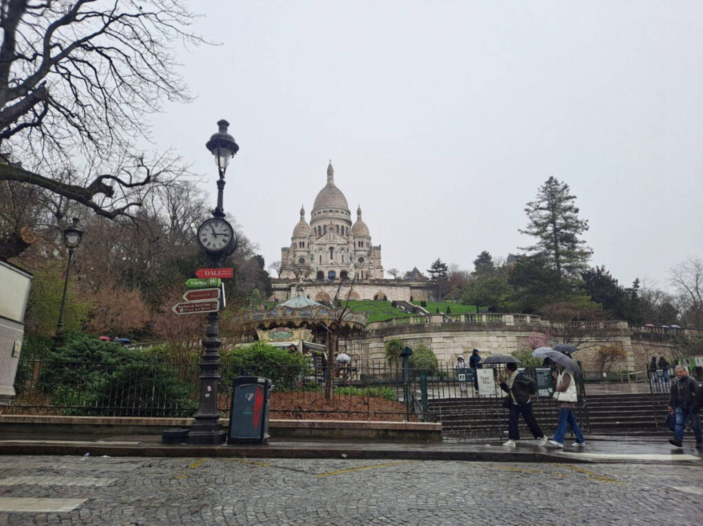 The Sacré-Cœur Basilica from afar