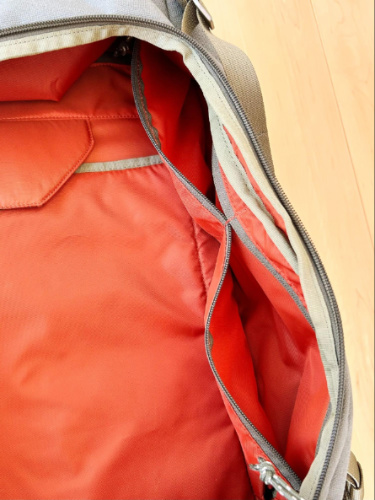 A dual side pocket inside the Salkan Carry-On Backpack