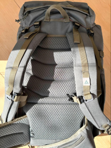 View of the back padding of the Salkan Carry-On Backpack