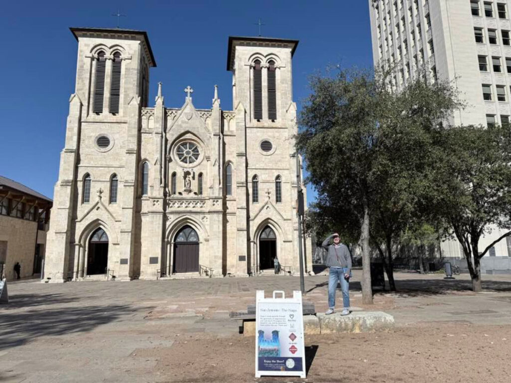 View outside the San Fernando Cathedral