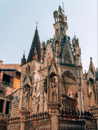 The Scaliger Tombs from the outside