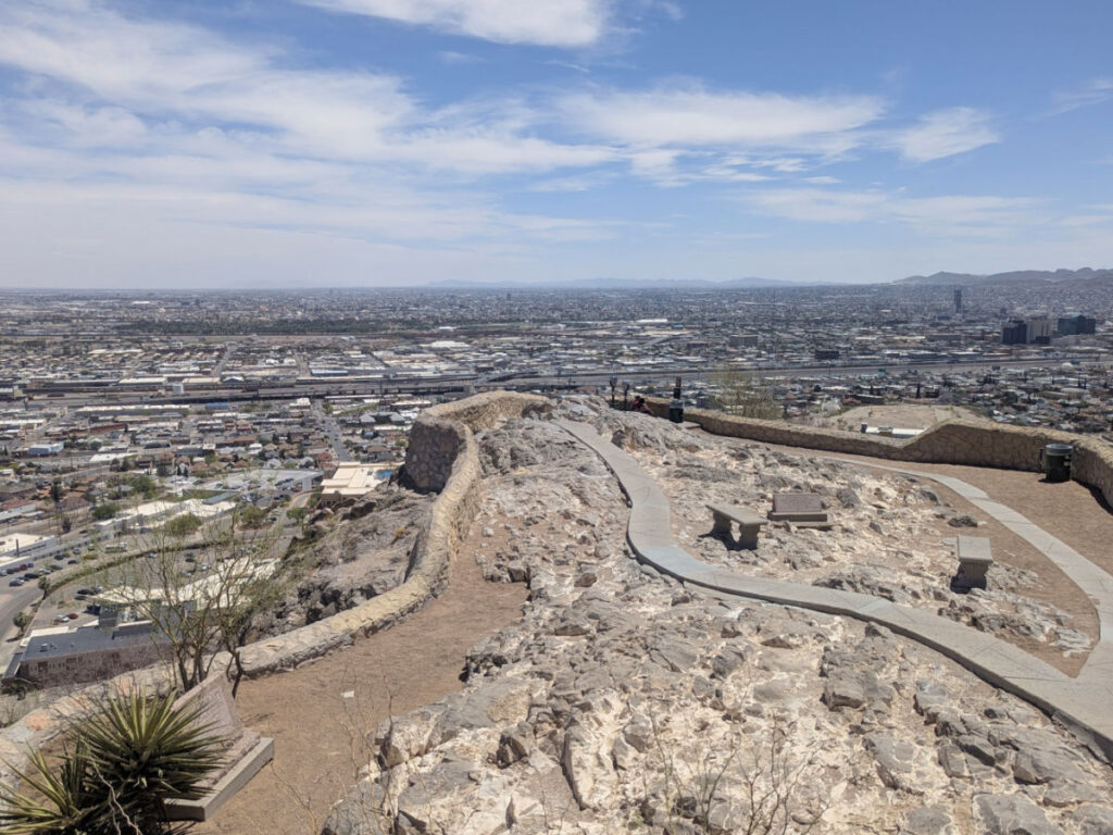 Overlooking view of El Paso