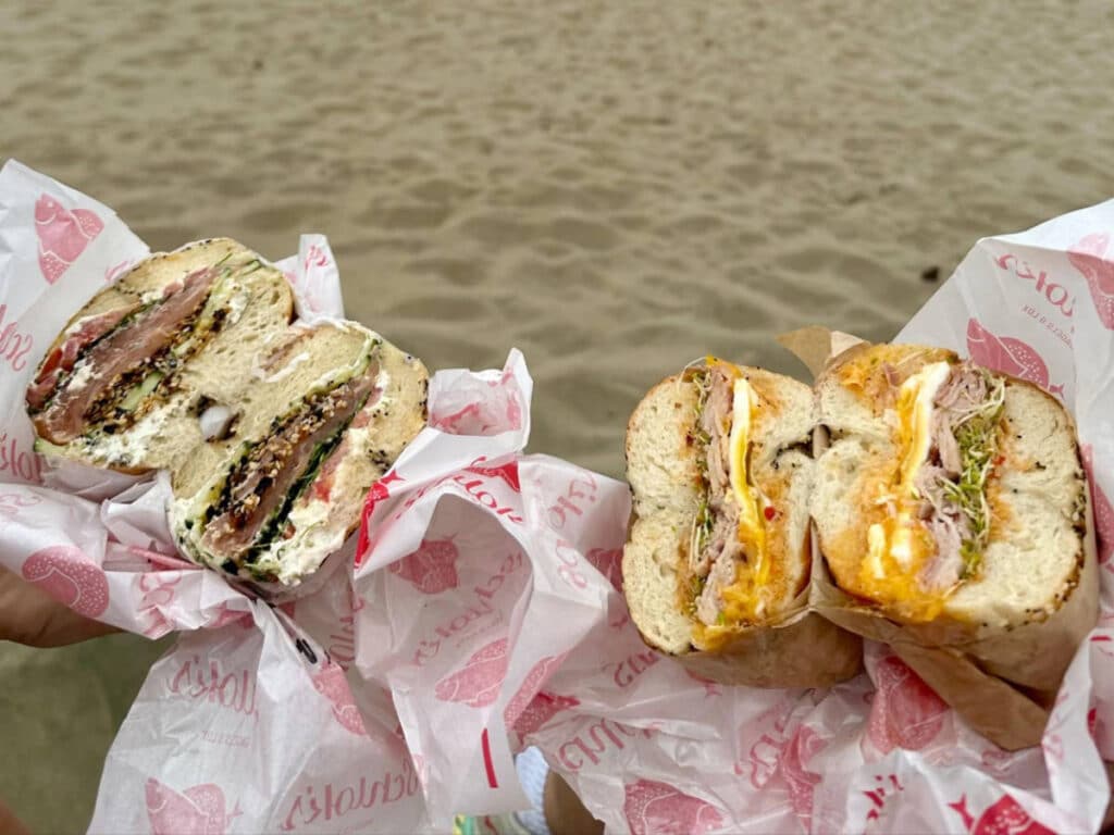 Sandwiches available at Schlok’s in San Francisco