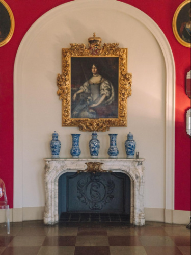 View of the interior and antiques inside the Schloss Charlottenburg