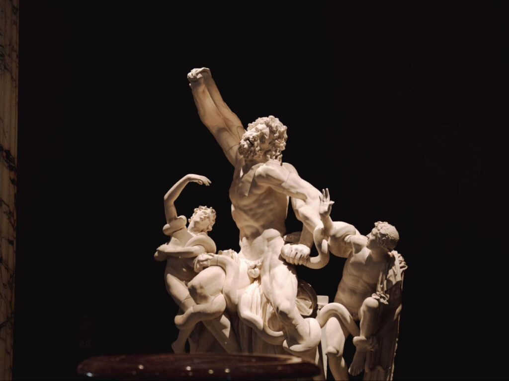 The classic sculptures at the Nationalmuseum
