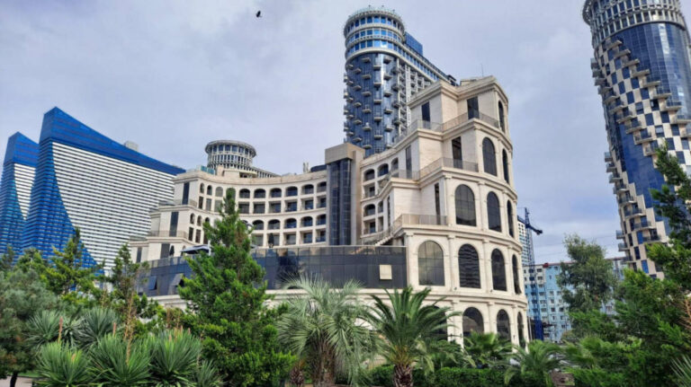 View of the unique and luxurious designs of the accommodations in the Sea Side Zone of Batumi