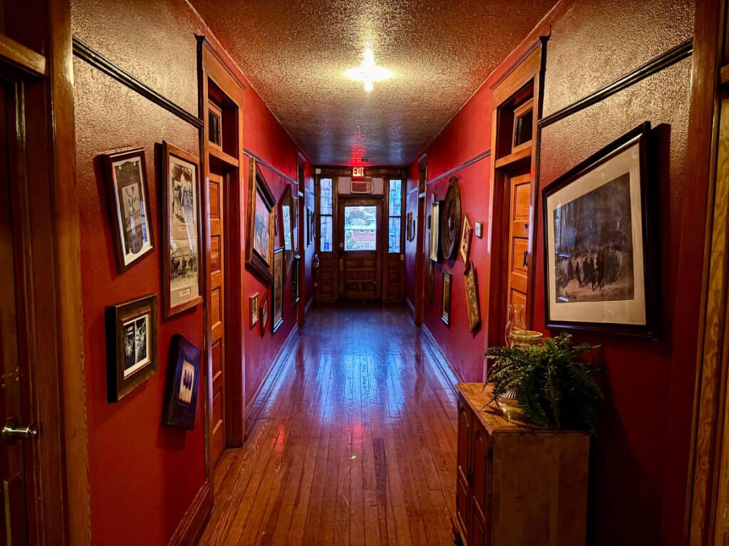 View from the hallway at the second floor of the Oliver House