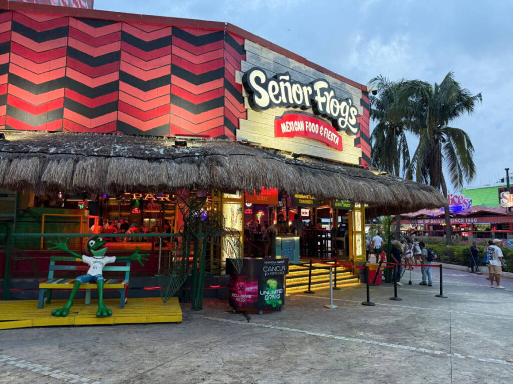 Exterior view of the Senor Frogs