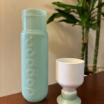 A cup from the separable Dopper water bottle