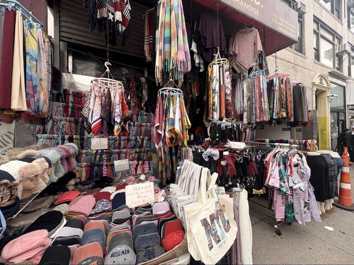 A clothes store in Chinatown
