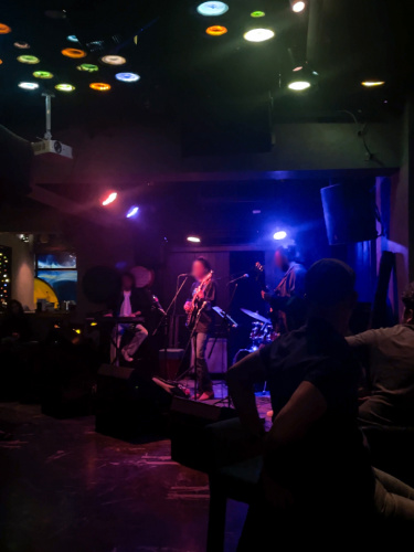 View of a performance at the Cairo Jazz Club