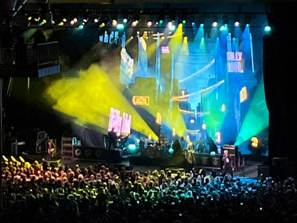 View of the crowd watching a show at the Cynthia Woods Mitchell Pavilion