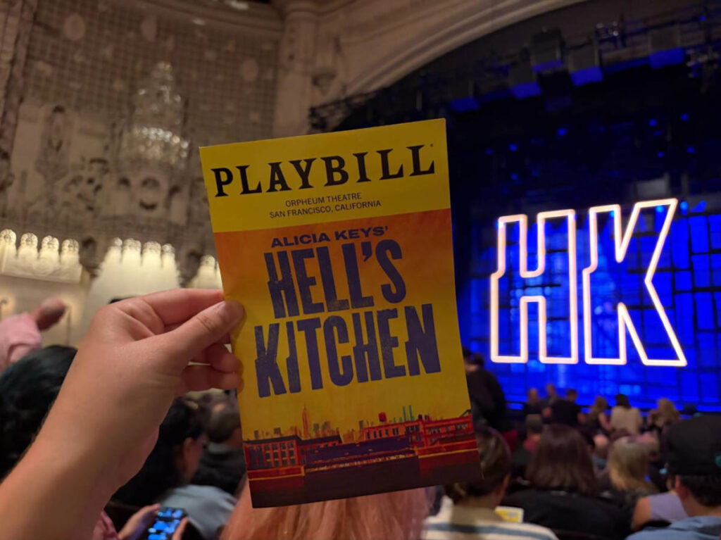 Leaflet of the Hell’s Kitchen Musical at the Orpheum Theater