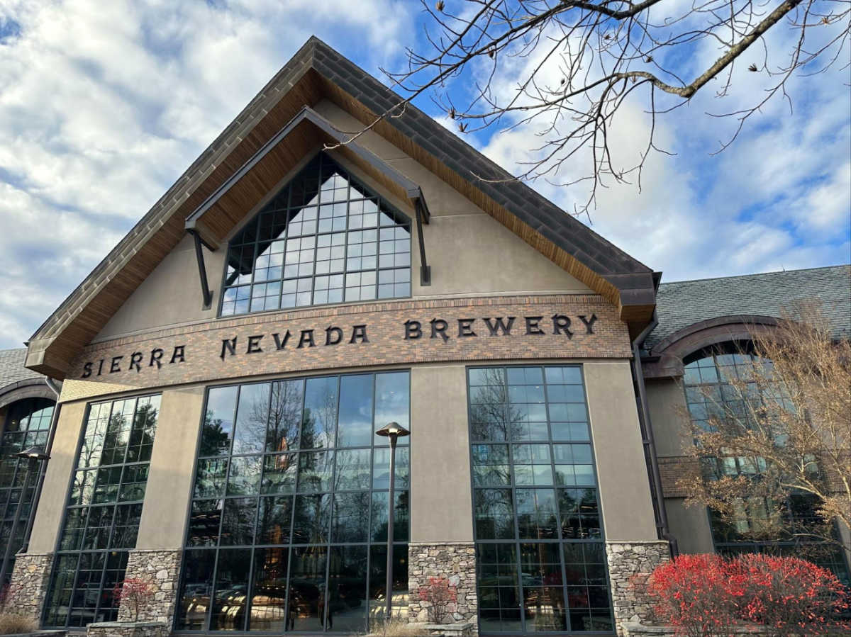 Exterior view of the Sierra Nevada Brewery