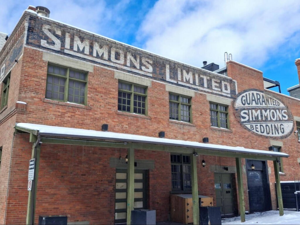 The historic building of Simmons