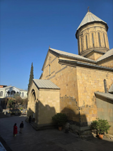 View outside Sioni Cathedral