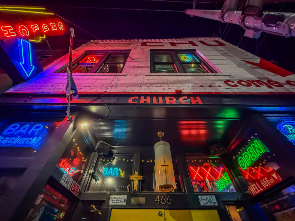 Facade of Sister Louisa’s “Church” Bar